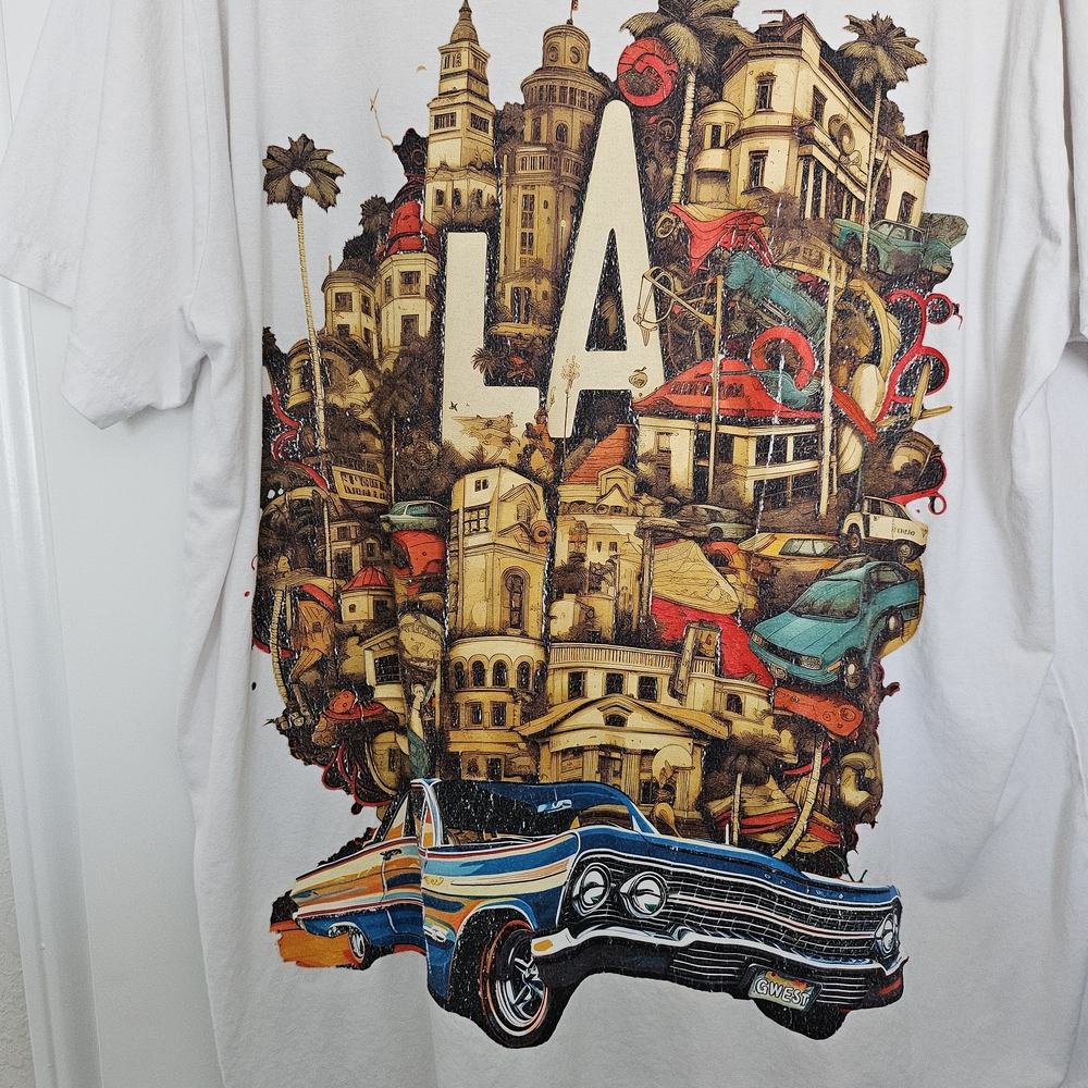 Gucci White Graphic T-Shirt